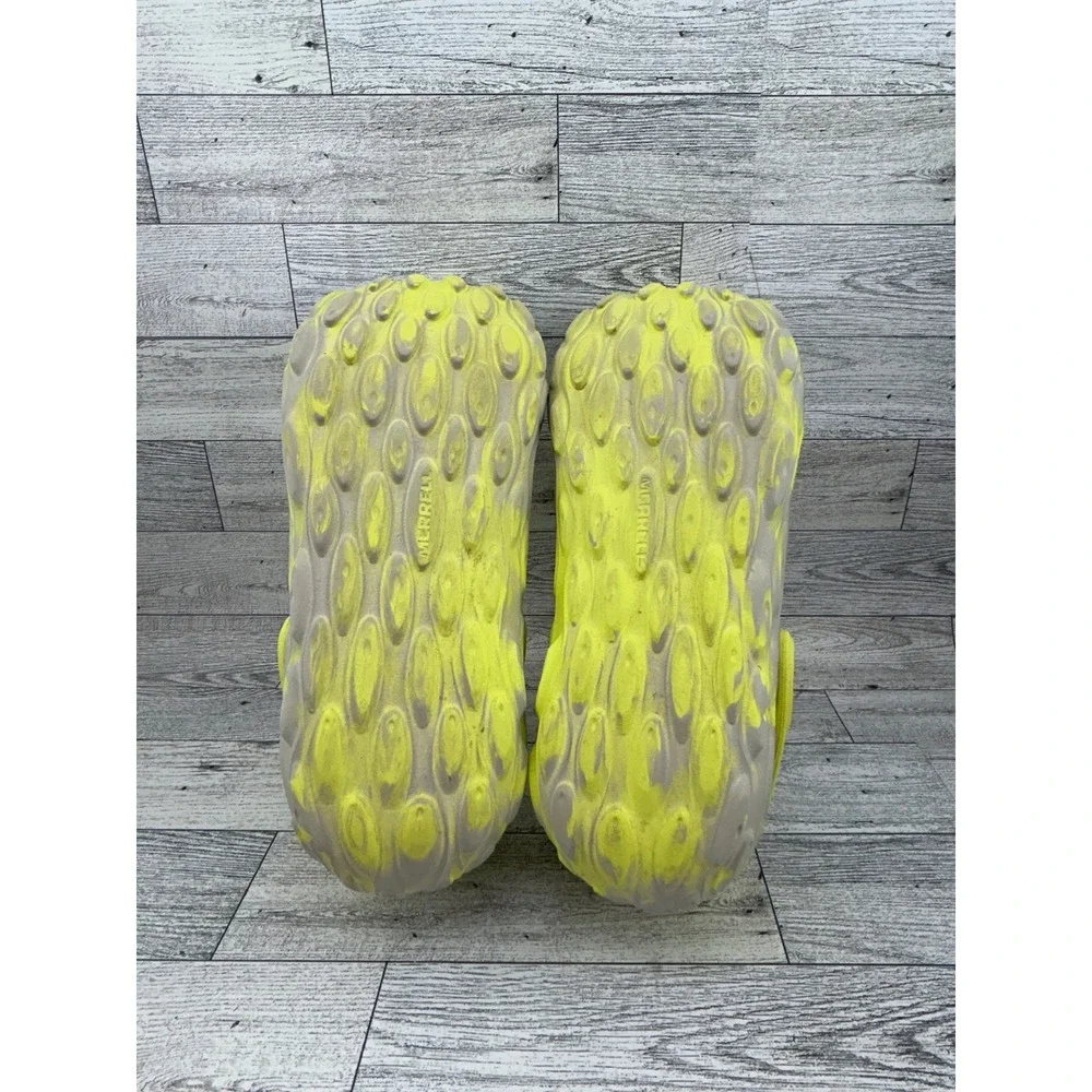 Merrell Hydro Moc Water Shoes Grey Lime Green Marbled Mens 7 Womens 8.5 J003751